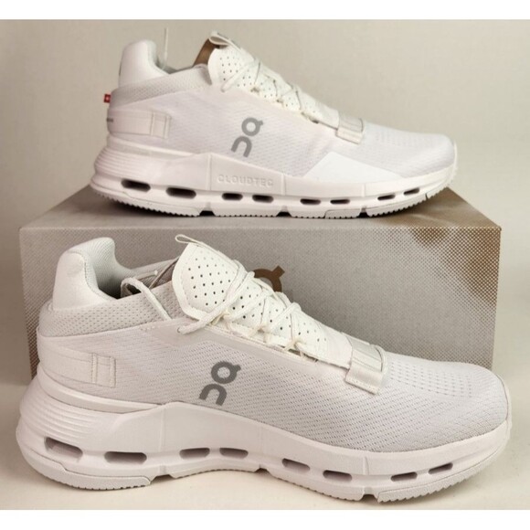 On Running Cloudnova 2 All White 3WE30220108 Womens New Size 8.5 - Picture 1 of 10